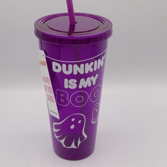 Dunkin’ Dining Dunkin Glow In Dark Ghost Drink Tumbler Poshmark